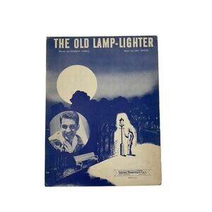 The Old Lamp Lighter Sheet Music Charles Tobias Nat‎ Simon Perry Como